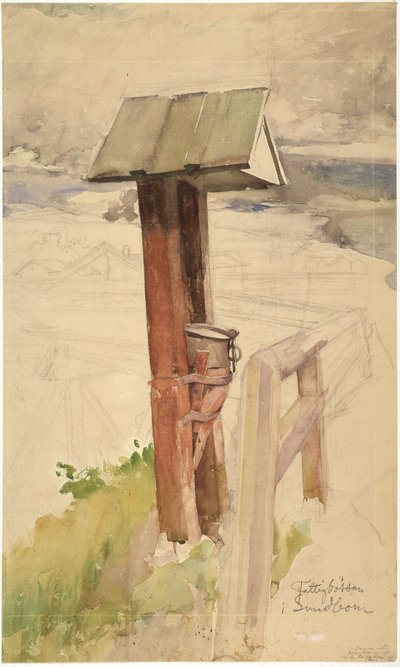 Pokladnička pro chudé v Sundbornu od Carl Larsson
