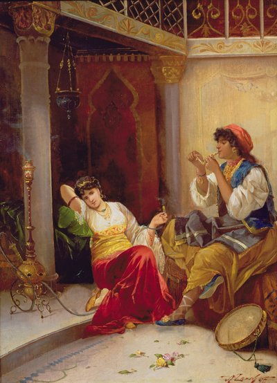 Harémové krásy, 1896 od Carl Libert August Lentz
