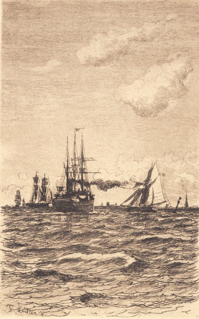 Parníky a plachetnice od Carl Locher