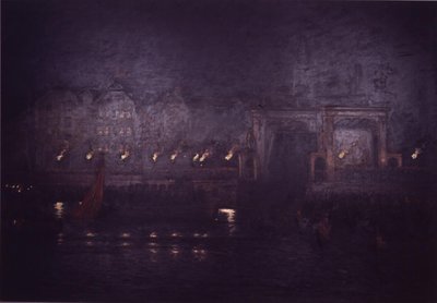 Pohřeb Frederika VII dne 2. prosince 1863 od Carl Locher