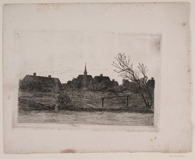 Kostel Hornbæk, letní večer od Carl Locher