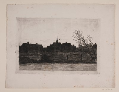 Kostel Hornbæk, letní večer od Carl Locher