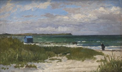 Pobřežní krajina. Hornbæk od Carl Locher