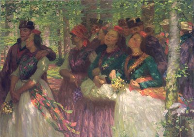 Woodland Walk (viz také 268992) od Carl Ludwig Noah Bantzer