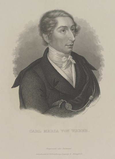 Carl Maria von Weber 1786-1826, c. 1840. od Carl Mayer