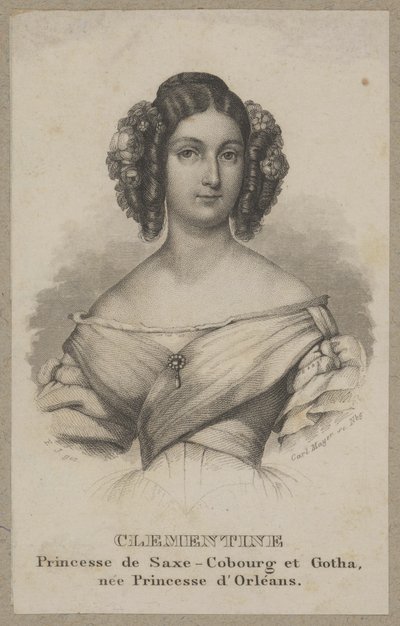 Klementyna, sasko-koburská princezna od Carl Mayer