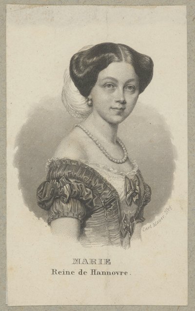 Marie Hannoverská (1776 Londýn - 1857 Londýn) - princezna Velké Británie a Irska, Hannoverska a Brunšviku-Lüneburgu a sňatkem vévodkyně z Gloucesteru a Edinburghu od Carl Mayer