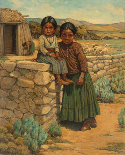 Sestry Navajo od Carl Moon