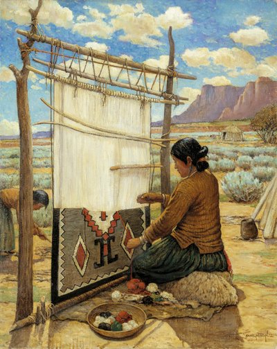 Navajo Weaver od Carl Moon