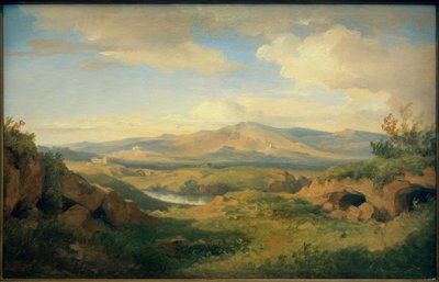 C. Morgenstern, pohled na jeskyně Cervara ... od Carl Morgenstern