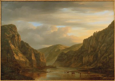 C. Morgenstern, Stegfels v údolí Nahe od Carl Morgenstern