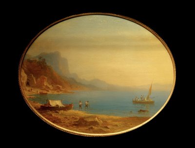 C. Morgenstern, italská krajina od Carl Morgenstern