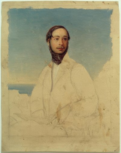 Carl Morgenstern / Autoportrét 1835 od Carl Morgenstern
