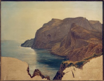 Studium Capri při východu slunce od Carl Morgenstern