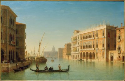 Benátky, Canal Grande / obraz Carla Morgensterna od Carl Morgenstern