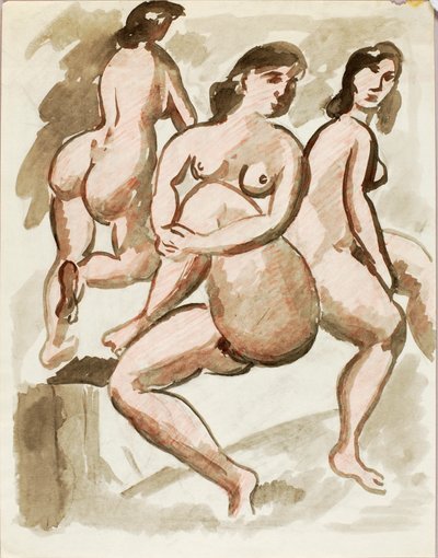 Tři ženské akty od Carl Newman