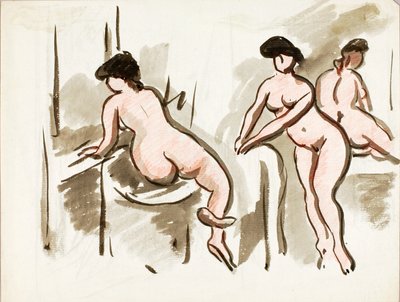 Tři ženské akty od Carl Newman