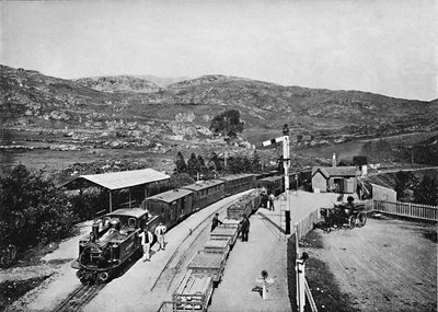 Ffestiniog Railway: Tan-Y-Bwlch Station, c1896 od Carl Norman