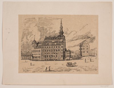 Kodaňský hrad od Carl Peter Theodor Rothweiler