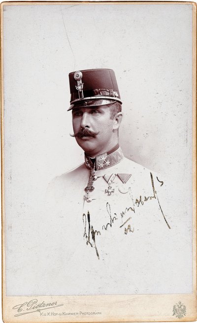 Arcivévoda Franz Ferdinand Rakouský, 1902. od Carl Pietzner