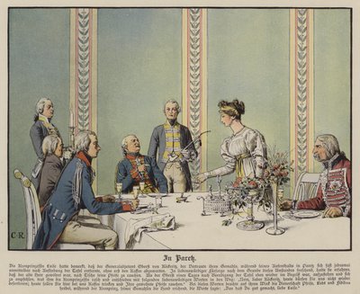 At Paretz (barevné lito) od Carl Röchling