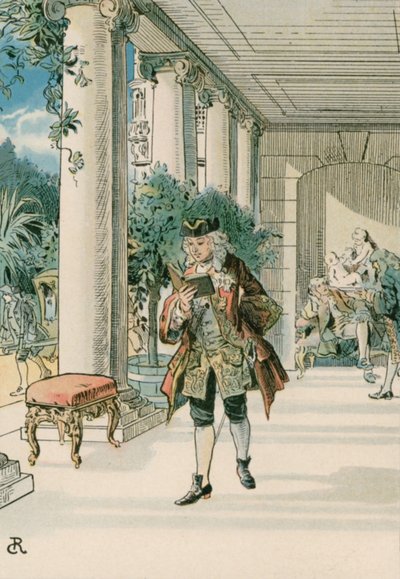 Fridricha Velikého (1712-1786) v Rheinbergu od Carl Rohling