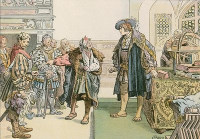 Rozsudek Joachima I. proti loupeživým baronům z Lindenbergu v roce 1504 od Carl Rohling