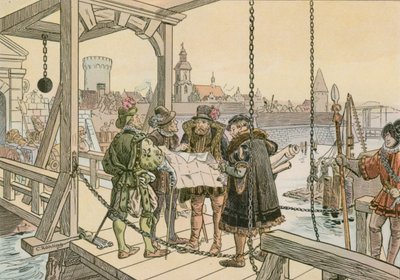 John George s plány na Spandau Citadel v roce 1580 od Carl Rohling