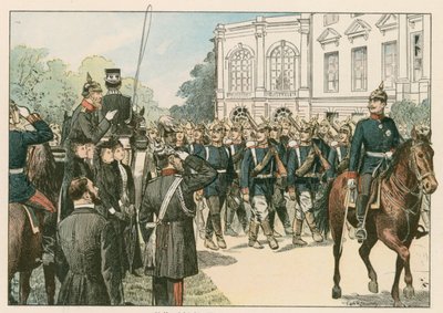 Poslední přehlídka Fridricha III., německého císaře a pruského krále (1831-1888), v roce 1888 od Carl Rohling