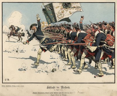Bitva u Mollwitz od Carl Röchling