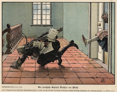 Pruský vyslanec Freiherr von Plotho od Carl Röchling
