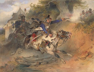 Pásový husar, 1840 od Carl Schindler