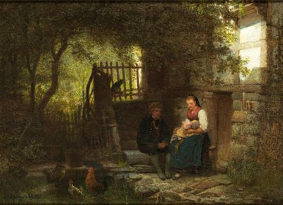 Carl Schlesinger Před domem od Carl Schlesinger