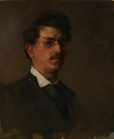 autoportrét od Carl Schuch