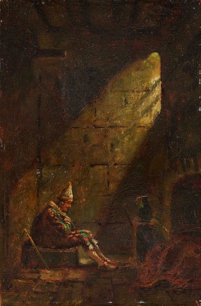 Popeleční středa, asi 1860. od Carl Spitzweg