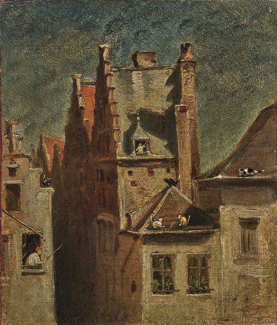Kočičí koncert. od Carl Spitzweg
