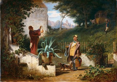 Kamarádi z dětství od Carl Spitzweg