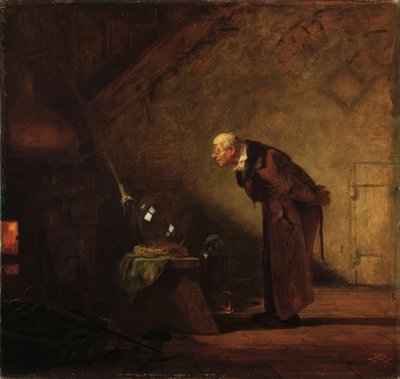 Alchymista od Carl Spitzweg