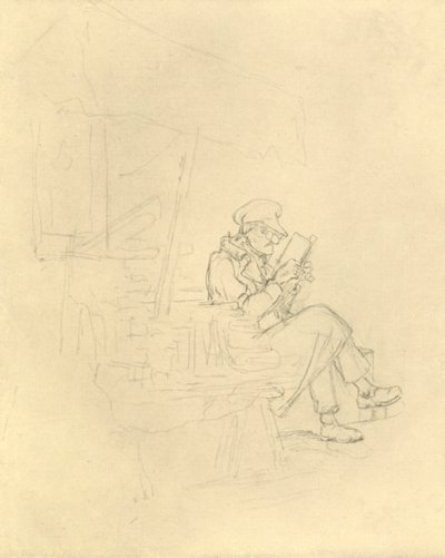Der Antiquar, polovina konce 19. století, c1924. od Carl Spitzweg