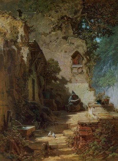samotář od Carl Spitzweg