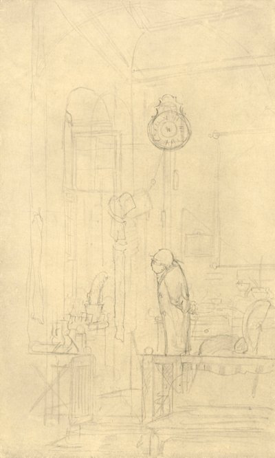 Der Kaktusfreund, polovina konce 19. století, c1924. od Carl Spitzweg