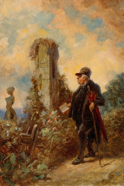 Farář s breviářem od Carl Spitzweg