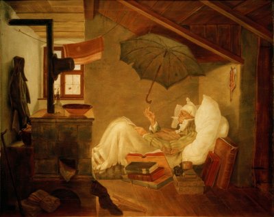 Chudák básník od Carl Spitzweg