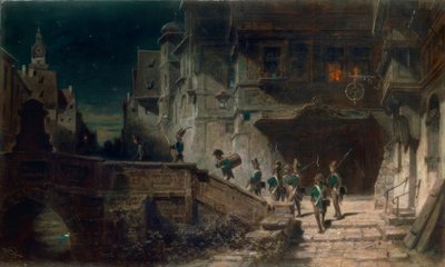 Scharwache od Carl Spitzweg