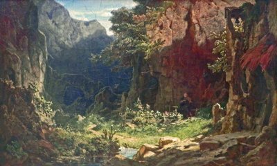 Poustevník od Carl Spitzweg