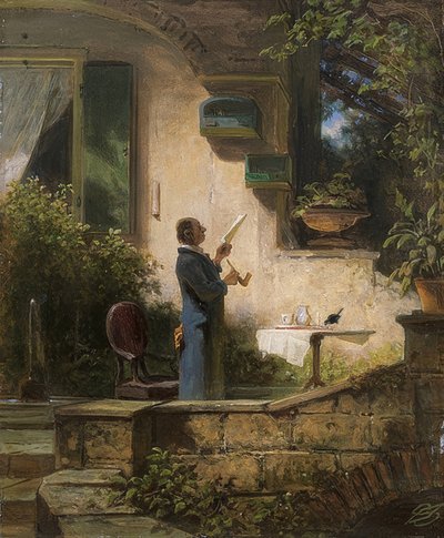 Důležitý dopis. (Přednáška) od Carl Spitzweg