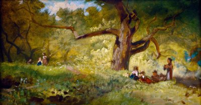 V lese od Carl Spitzweg