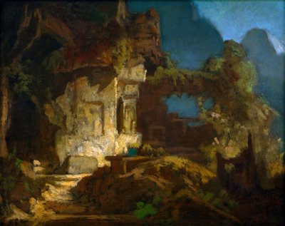 Kaple na skále od Carl Spitzweg