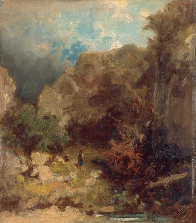 Dívka v lese od Carl Spitzweg