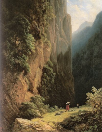Sekačky v horách od Carl Spitzweg